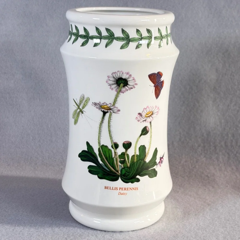 Portmeirion Botanic Garden Bellis Perennis Daisy Utensil Holder England Retired